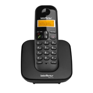 Telefone Sem Fio Intelbras Ts 3110 Identificador De Chamada E Tecnologia Dect 6.0 - Preto