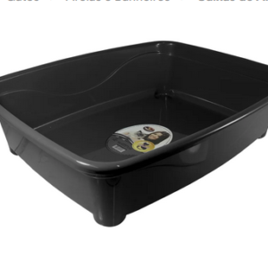 Bandeja Para Gatos Classic Preto - Furacão Pet
