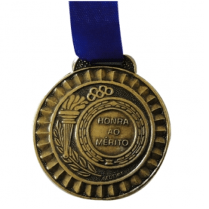 Medalha Gedeval Pequena Bronze 34mm